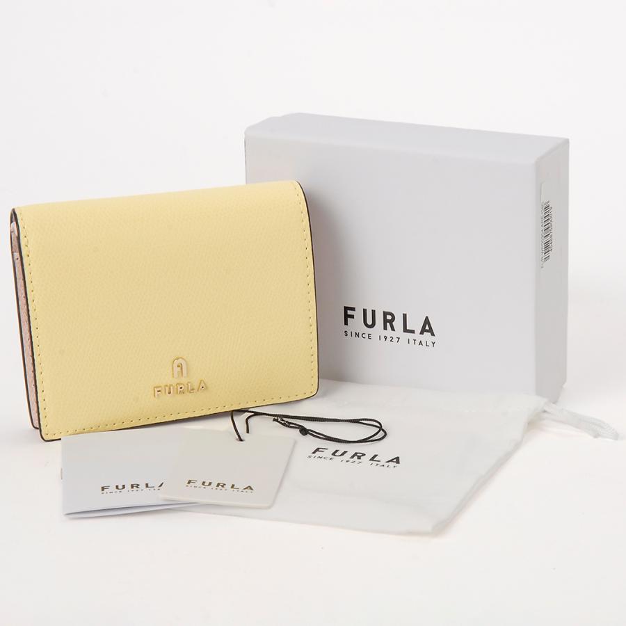 FURLA フルラ 二つ折り財布 WP00304 ARE 3789 CAMELIA FURLA フルラ 二つ折り財布 レディース イエロー WP00304 ARE