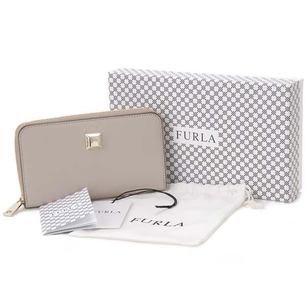 FURLA（フルラ） ラウンドファスナー長財布 ミディアムサイズ ピンク