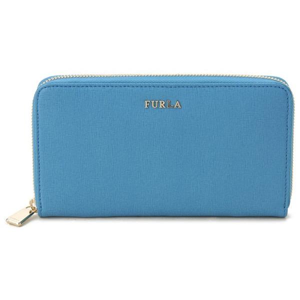 フルラ FURLA ラウンドファスナー長財布 794959 BABYLON XL バビロン レザー 財布 ブルー｜s-select