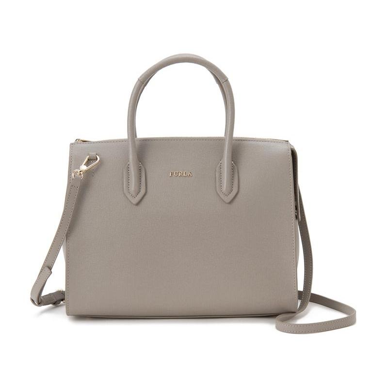 フルラ FURLA トートバッグ 942264 PIN M SATCHEL 2WAY ショルダーバッグ グレー レディース バッグ 送料無料