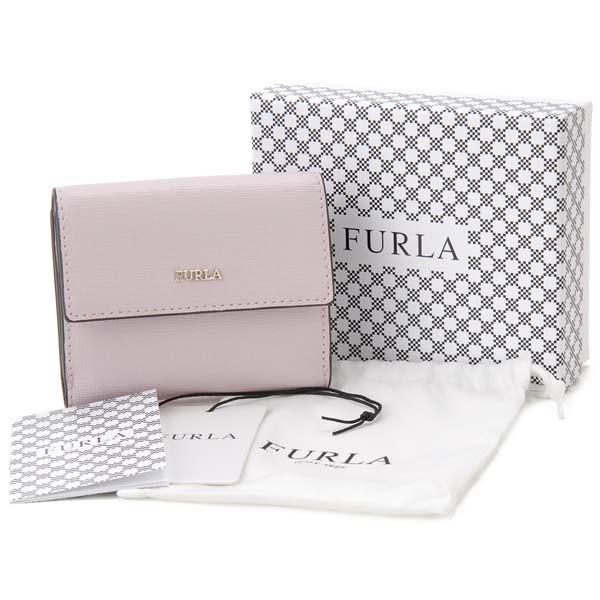 FURLA フルラ 二つ折り財布 バビロン ピンク レディース 963512