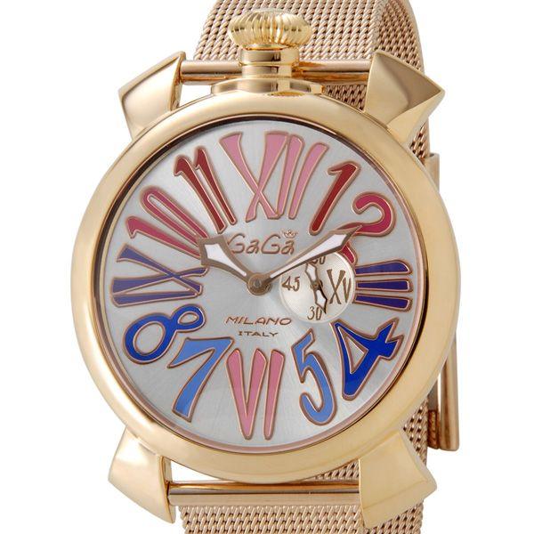 【超美品】GaGa MILANO マヌアーレ 46mm 腕時計 ゴールド ガガミラノ GaGa MILANOゴールド