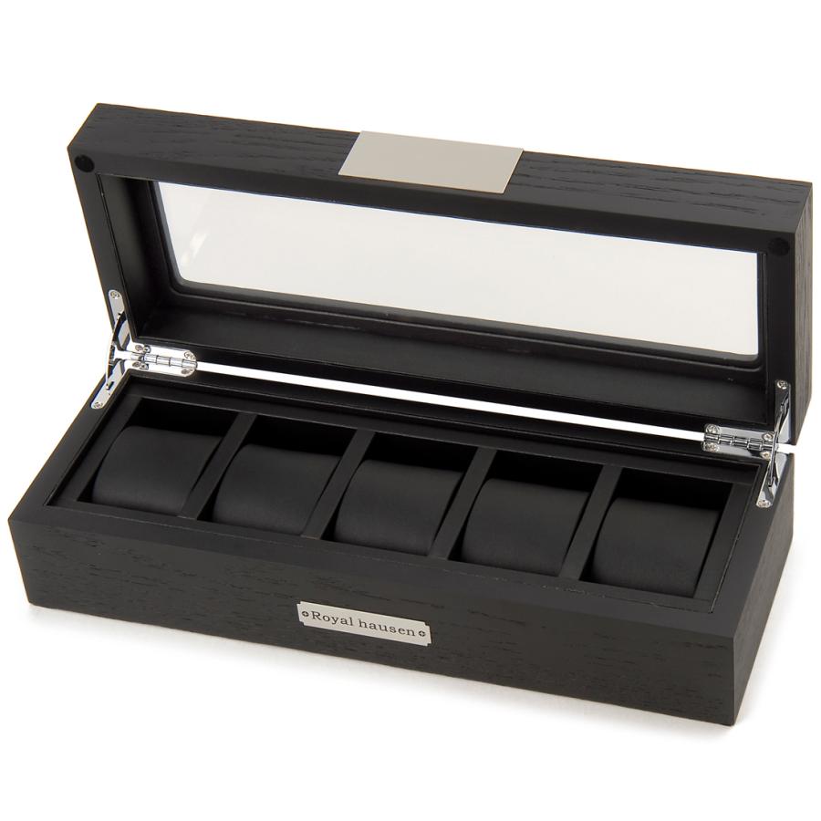 ロイヤルハウゼン 割引 時計 収納ケース 木目調 2本用 Royal hausen