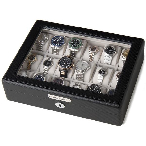 公式 ロイヤルハウゼン Royal hausen 時計収納ケース 腕時計 18本収納