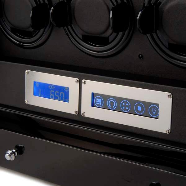 スーパーセール 公式 ロイヤルハウゼン Royal hausen LEDパネル ワインディングマシーン 高級ウォッチワインダー GC03-N20BB 9本巻きの画像