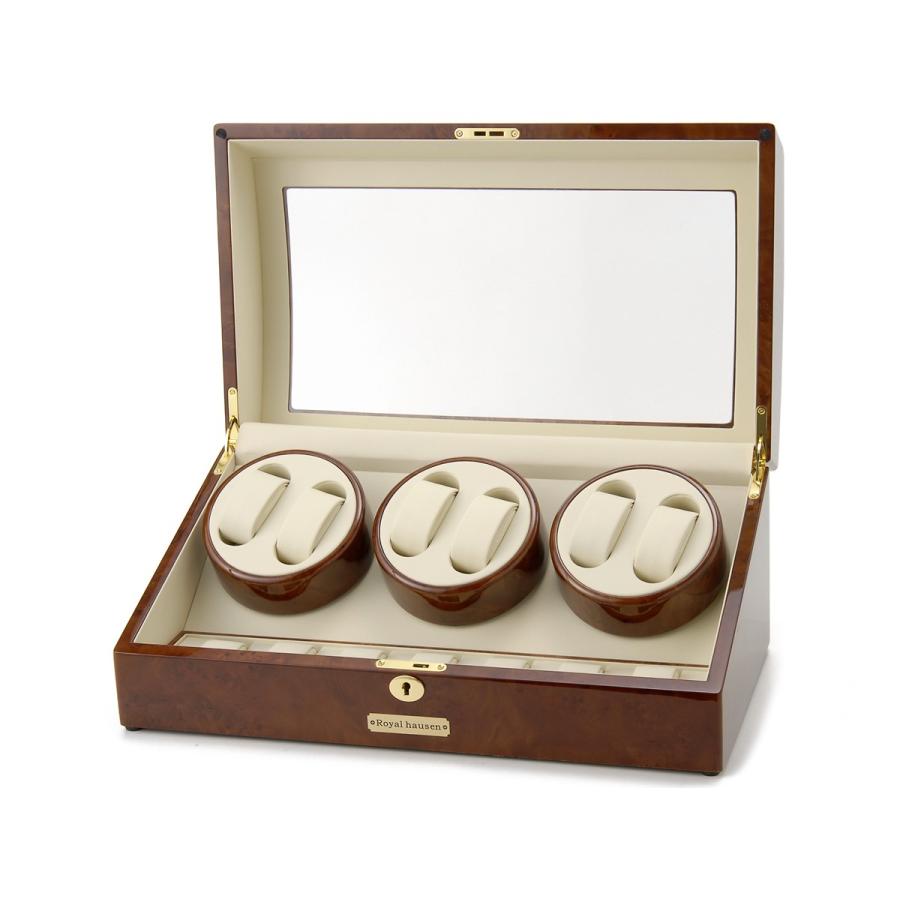  hausen ロイヤルハウゼン　ウォッチワインダー　6本　自動巻き dショッピング |ロイヤルハウゼン ワインディングマシーン ウォッチ