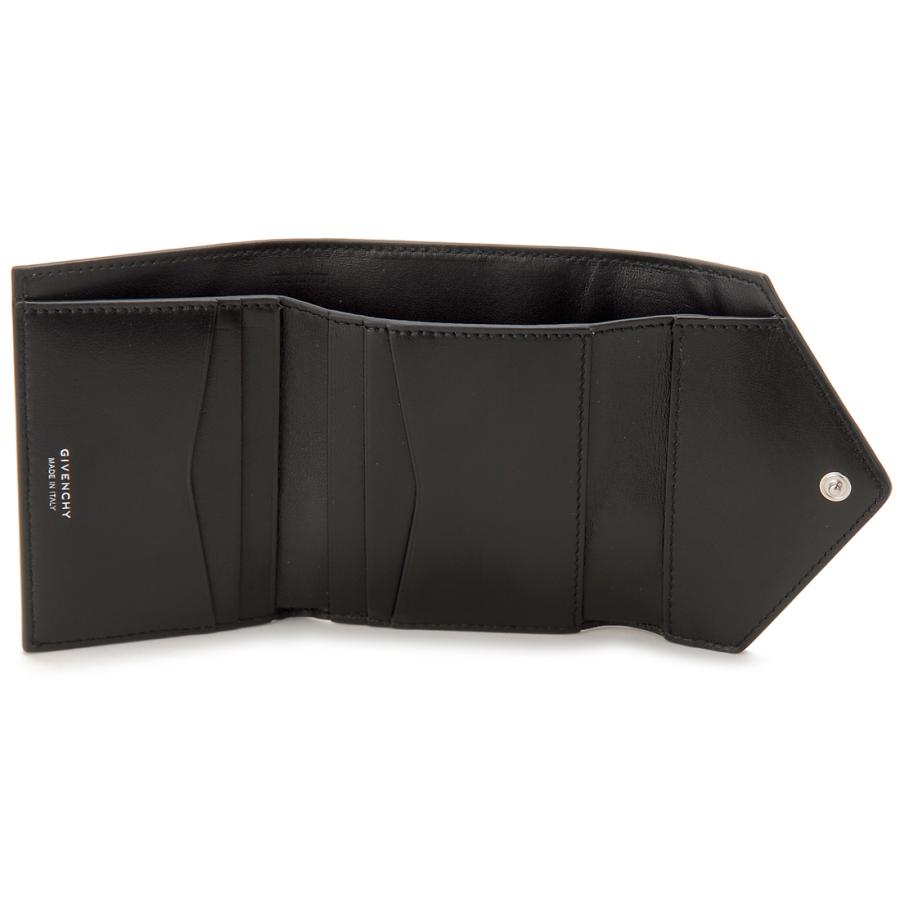 【超美品】GIVENCHY(ジバンシー) 三つ折り財布 ブラック GIVENCHY ジバンシー 財布 三つ折り メンズ TRI-FOLD WALLET