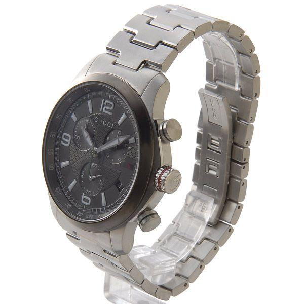 グッチ GUCCI YA126238 G-Timeless Gタイムレス ブラック/シルバー メンズ 腕時計 ブランド｜s-select｜02