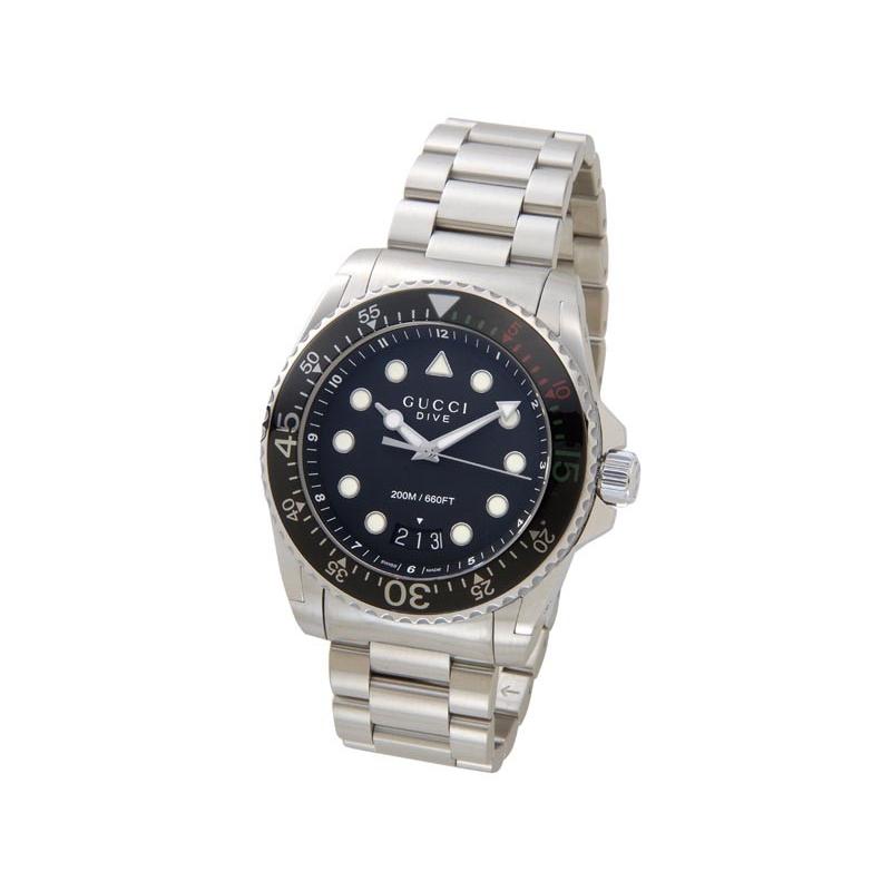GG グッチ GUCCI 時計 YA136208 Swiss Dive ダイブ ブラック GG グッチ GUCCI 時計 YA136208 Swiss Dive ダイブ ブラック