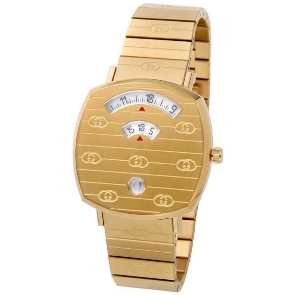 グッチ Gucci 腕時計 Ya Grip グリップ ゴールド 35mm メンズ レディース Gqya S Select 通販 Yahoo ショッピング