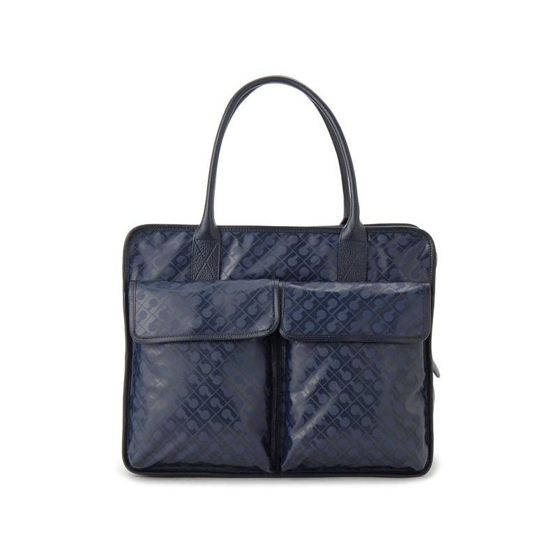 ゲラルディーニソフティ トートバッグ大ネイビー