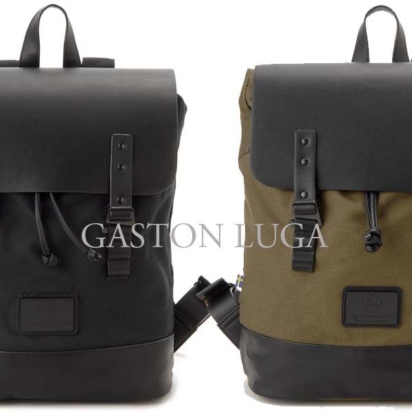 GASTON LUGA オリーブ リュックサック16 GASTON LUGA（ガストンルーガ） リュック バックパック オリーブ 8103