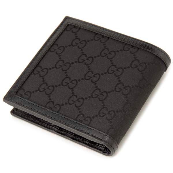 GUCCI グッチ (アウトレット) 二つ折り財布 メンズ ブラック
