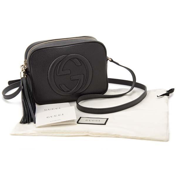 グッチ GUCCI スモール ディスコバッグ レディース 308364-A7M0G-1000 ブラック GUCCI（グッチ） ショルダーバッグ レディース ブラック 308364 A7M0G