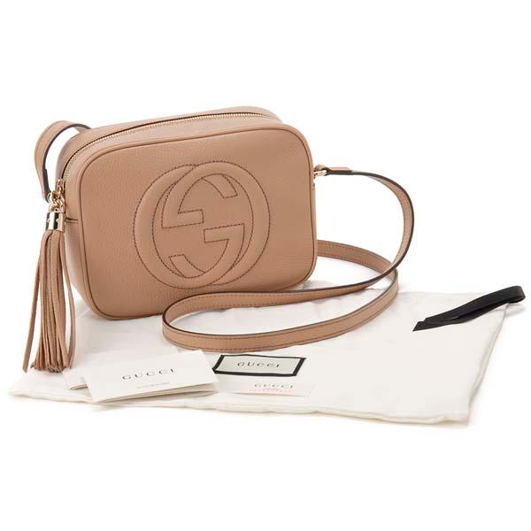 美品✨GUCCI ソーホーディスコバッグ ブラウン 保存袋付き 正規品 美品✨GUCCI ソーホーディスコバッグ ブラウン 保存袋付き 正規品