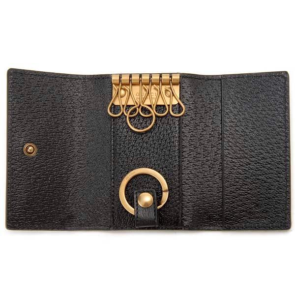 GUCCI（グッチ） キーケース ブラック 435305 DJ20T 1000 GGマーモント
