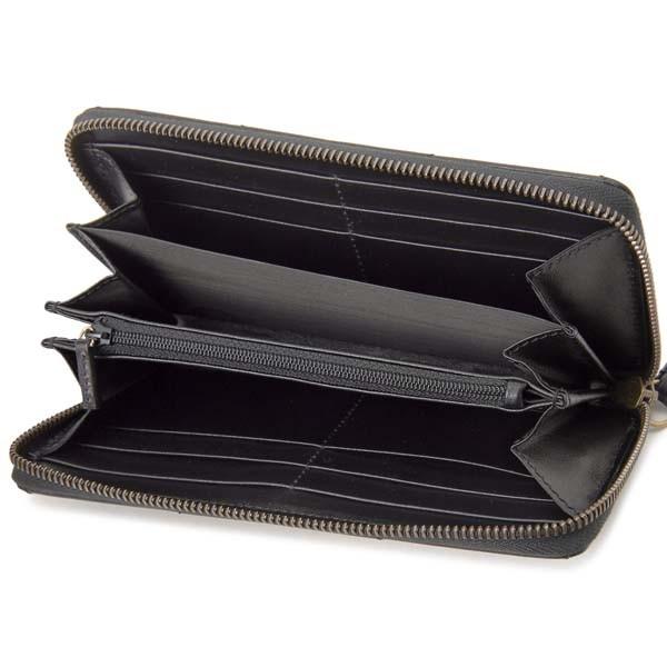 GUCCI グッチ ラウンドファスナー長財布 レディース ブラック 443123 