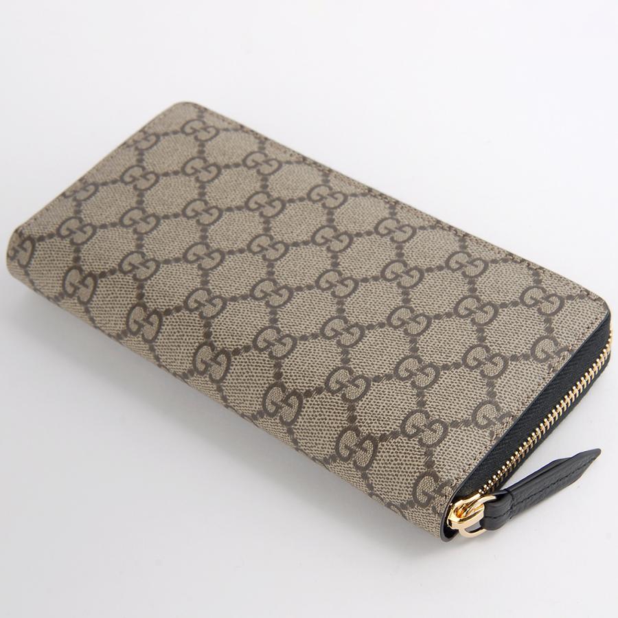 GUCCI（グッチ） 財布 ラウンドファスナー長財布 ブラック 456117