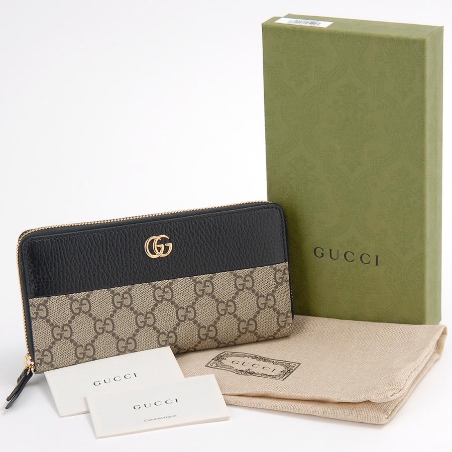 GUCCI（グッチ） 財布 ラウンドファスナー長財布 ブラック 456117