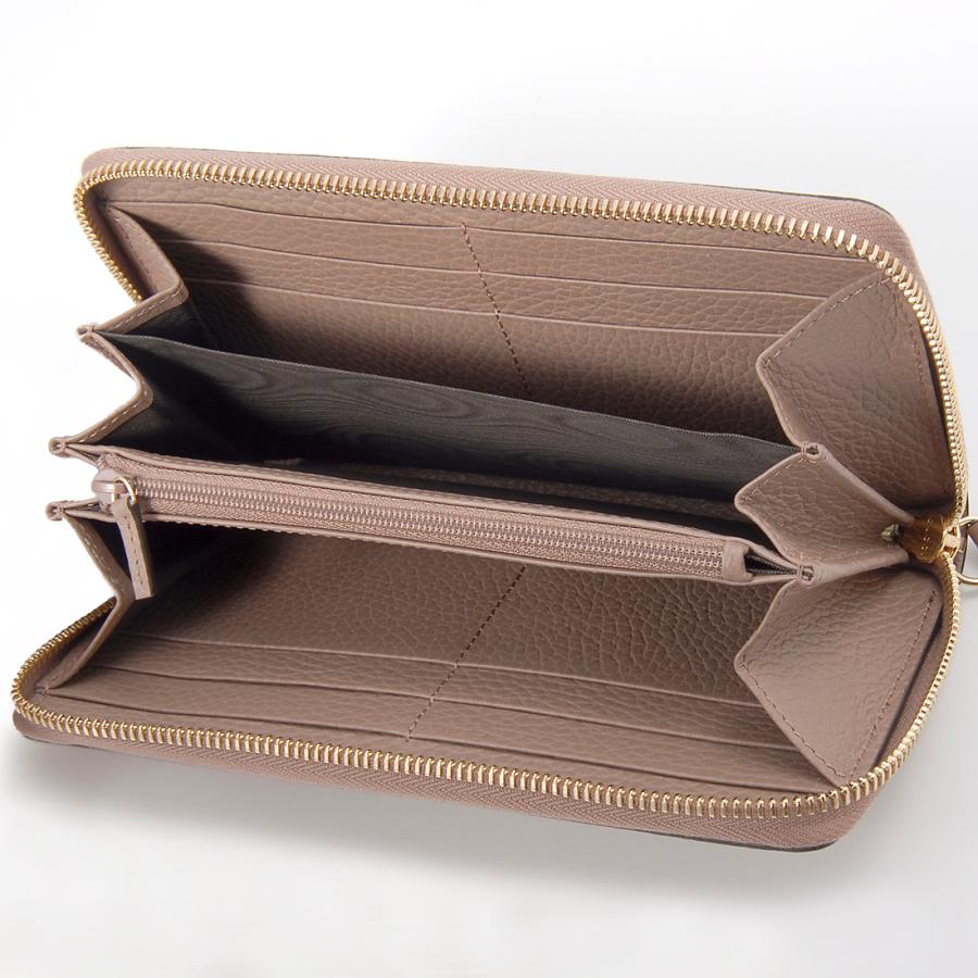 GUCCI（グッチ） 財布 ラウンドファスナー長財布 ピンク 456117 17WAG