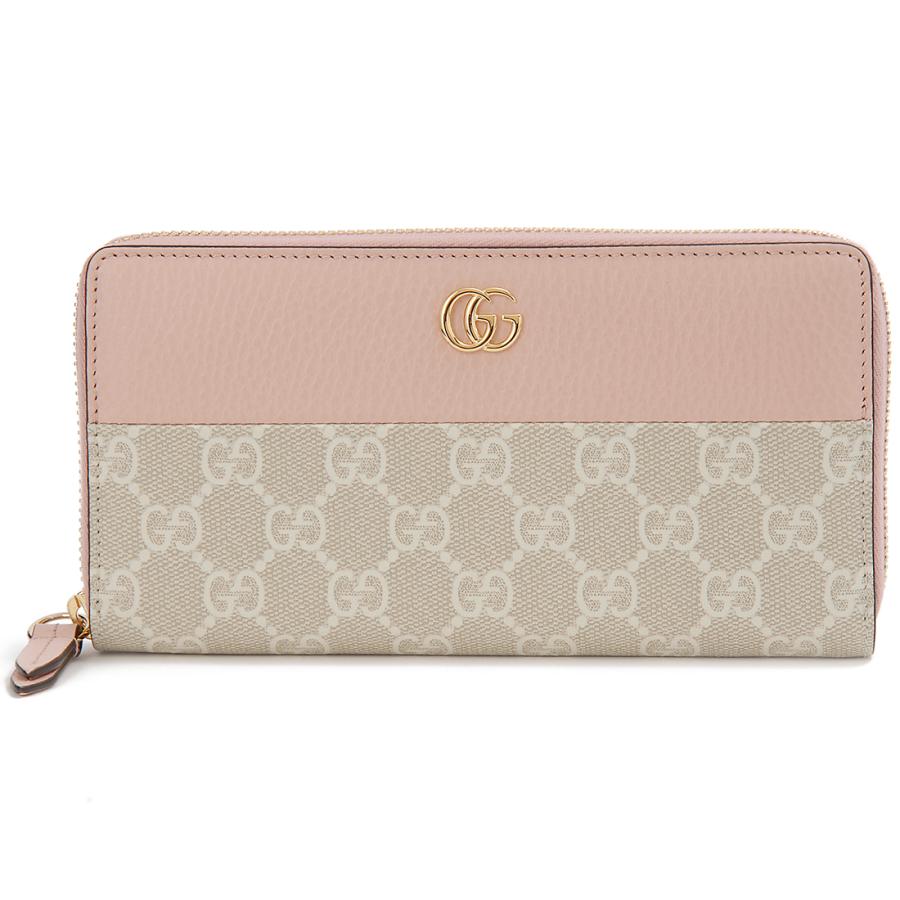 グッチ GUCCI 長財布 レザー ピンク 456117 GUCCI（グッチ） 長財布 レザー ピンク 456117 /SR □OH レディース