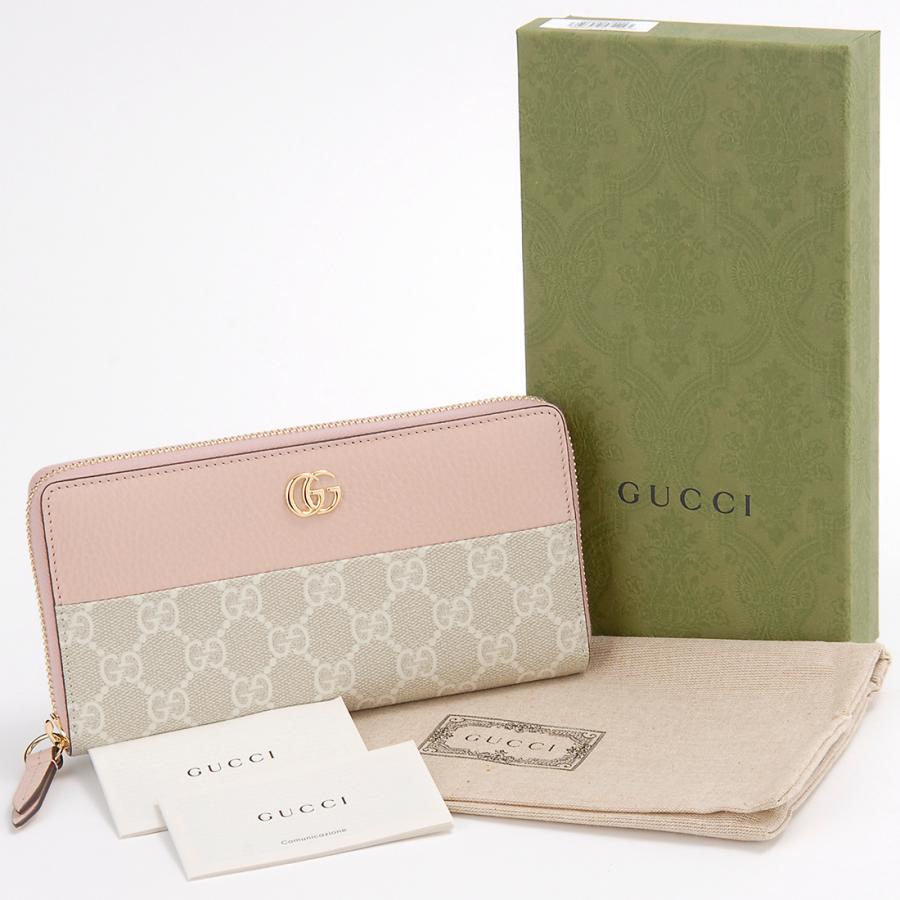 GUCCI（グッチ） 長財布 レディース ピンク 456117 AACFE 5945 ダブルG