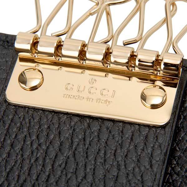 GUCCI グッチ キーケース ブラック 456118 CAO0G 5729 マーモント 6連キーケース GUCCI（グッチ） キーケース ブラック 456118 CAO0G 5729 マーモント 6