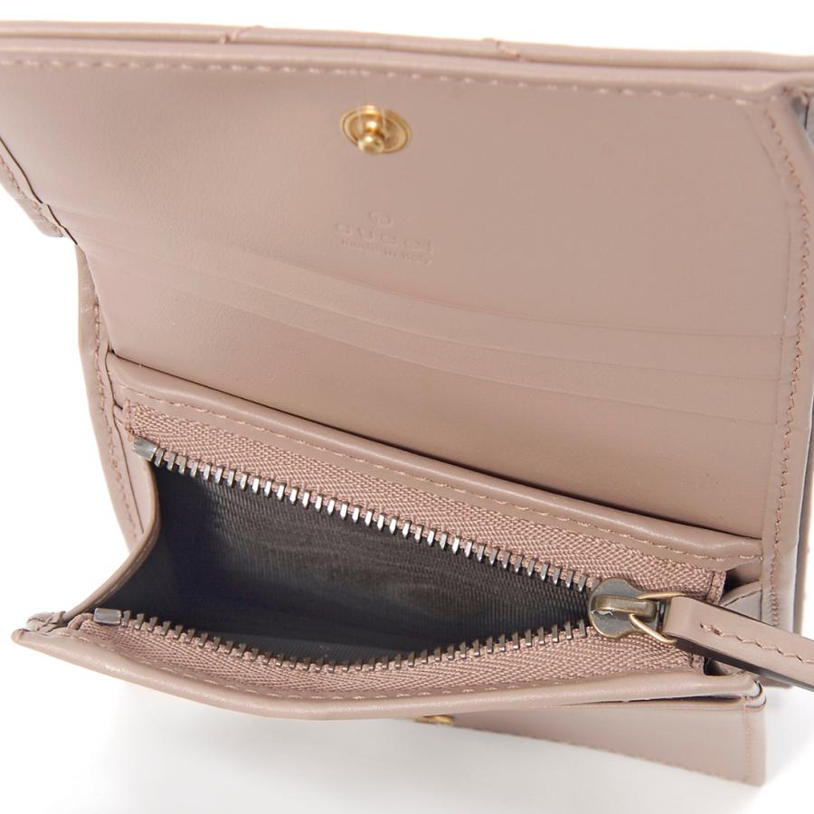 GUCCI グッチ 二つ折り財布 レディース ローズ 466492 DTD1T GUCCI グッチ 二つ折り財布 レディース ローズ 466492 DTD1T