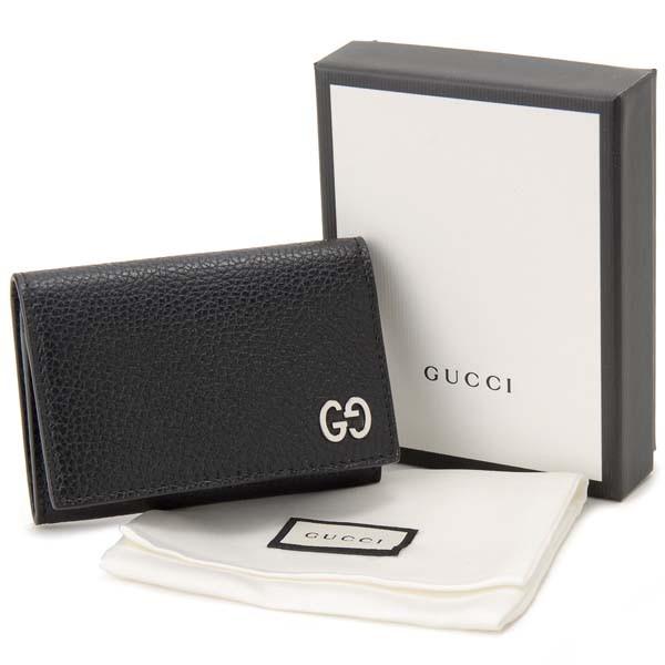 GUCCI（グッチ） 名刺入れ カードケース ブラック 473923 A7M0N 1000 