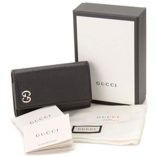 GUCCI グッチ キーケース メンズ ブラック 黒 473924 A7M0N 1000