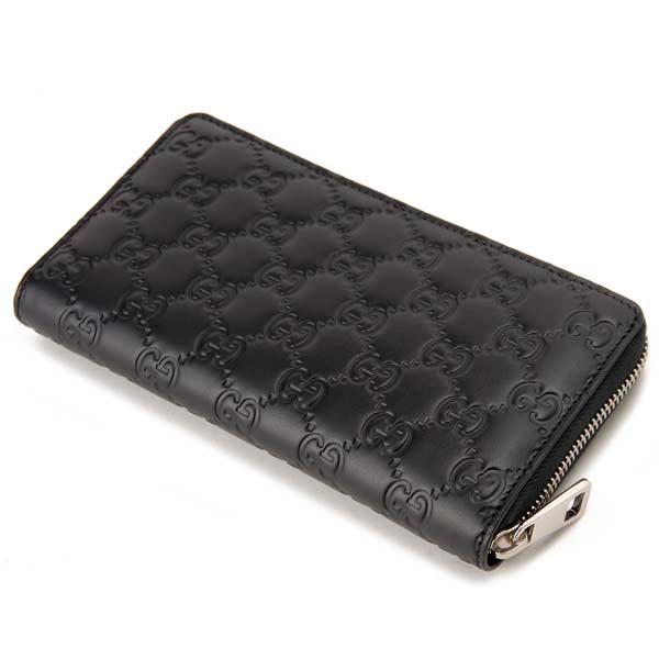 GUCCI（グッチ） ラウンドファスナー長財布 メンズ ブラック 黒 473928