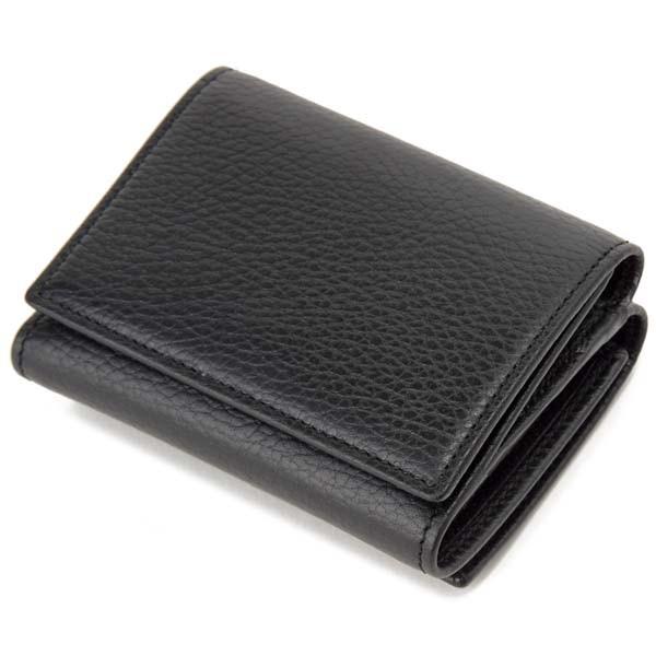 GUCCI（グッチ） 三つ折り財布 レディース ブラック 74746 CAO0G 1000
