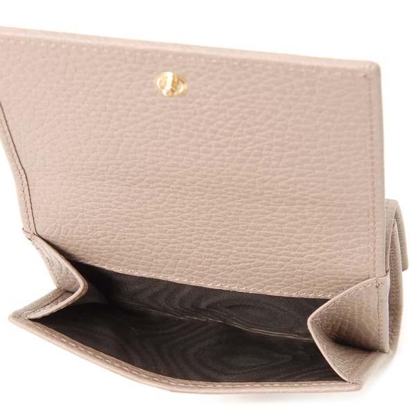 GUCCI 三つ折り財布 ベージュ/ピンク GUCCI グッチ GGマーモント 三つ折り財布 ピンクベージュ レザー