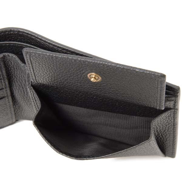 GUCCI 二つ折り財布 グッチ 日本限定 ダブルG 二つ折り財布 ブラック レザー | GUCCI® JP