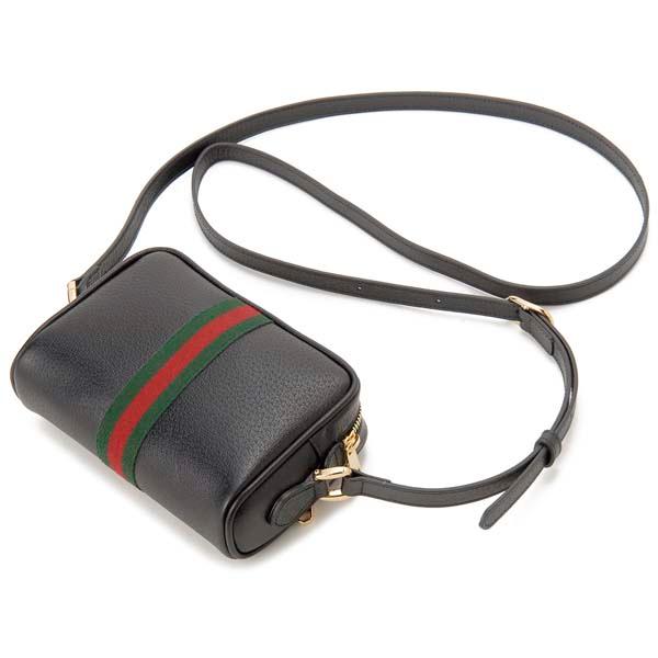 グッチ 517350　オフィディア ショルダーバッグ ブラック レザー GUCCI（グッチ） ショルダーバッグ レディース ブラック 黒 517350