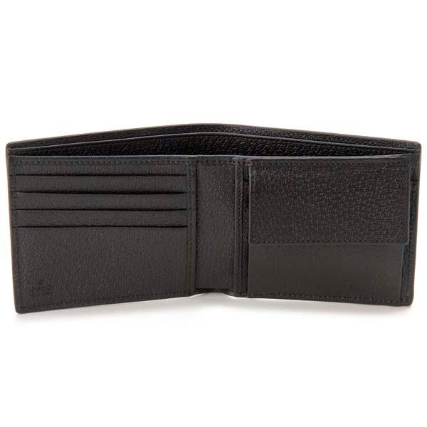 GUCCI（グッチ） 二つ折り財布 メンズ ブラック 黒 522915 DJ20T 1000
