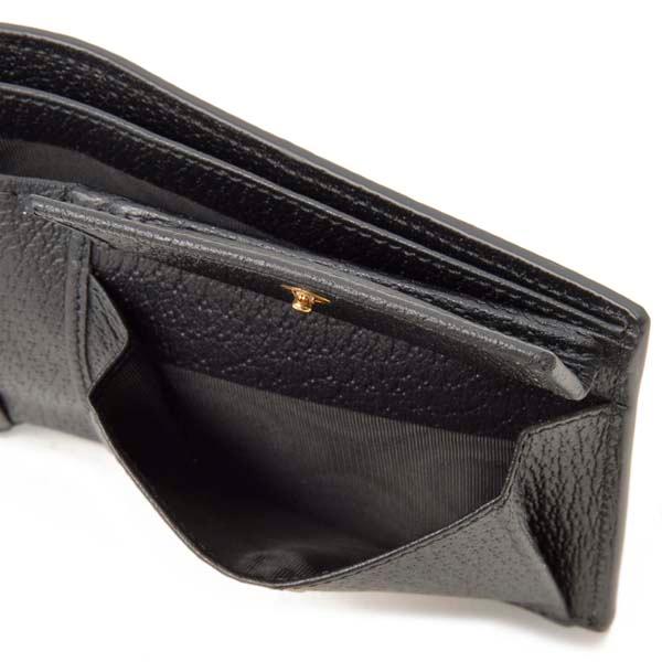 GUCCI（グッチ） 二つ折り財布 メンズ ブラック 黒 522915 DJ20T 1000