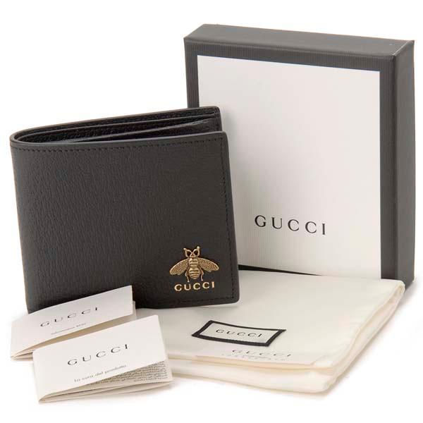グッチ Gucci 二つ折り財布 メンズ ブラック 黒 Djt 1000 アニマリエ Gudjt1000 S Select 通販 Yahoo ショッピング