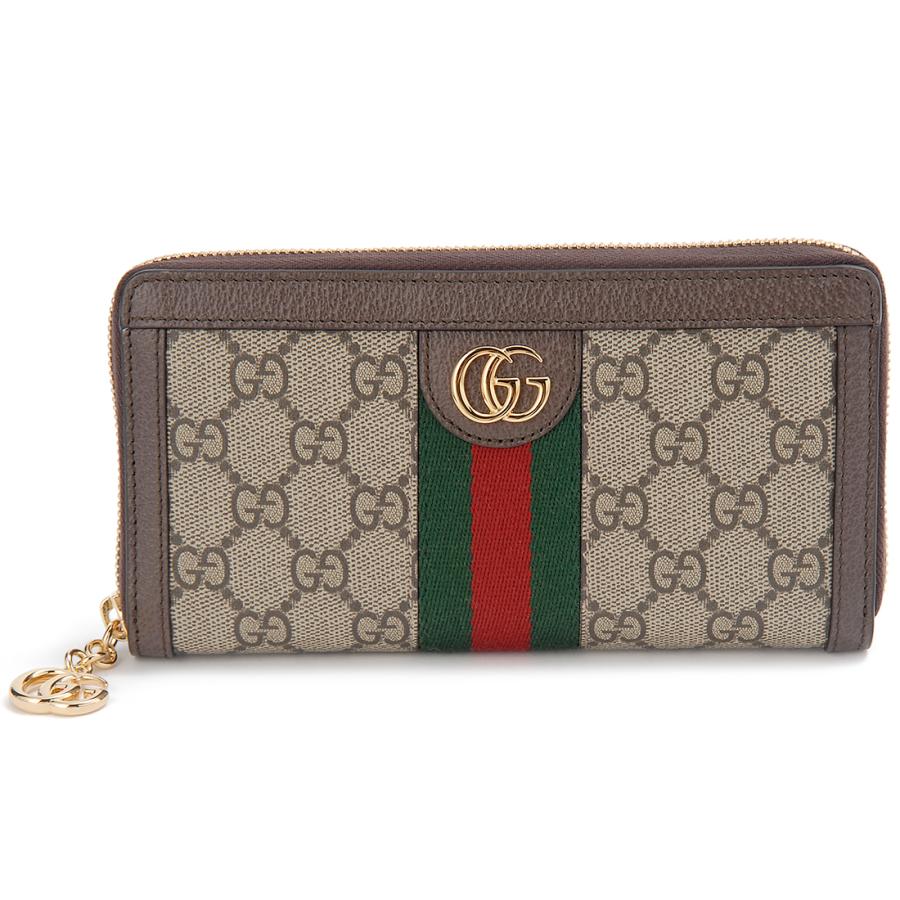GUCCI グッチ ラウンドファスナー長財布 レディース ベージュ GUCCI グッチ ラウンドファスナー長財布 レディース ベージュ
