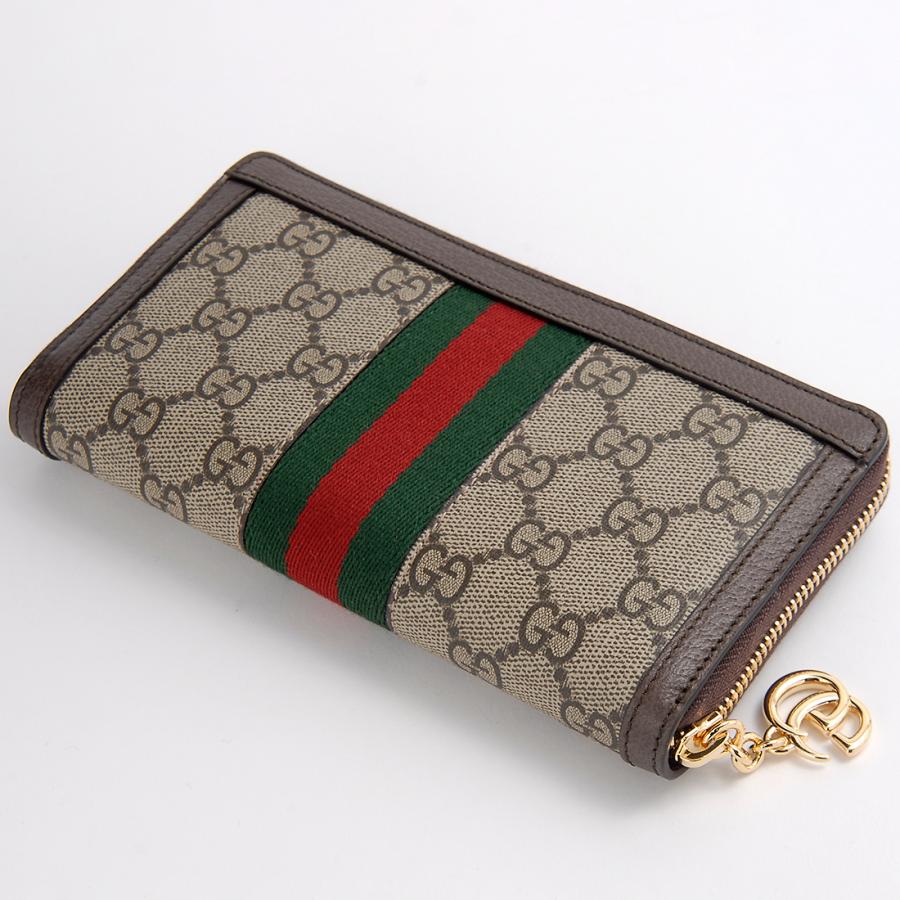 GUCCI グッチ ラウンドファスナー長財布 レディース ベージュ GUCCI グッチ ラウンドファスナー長財布 レディース ベージュ
