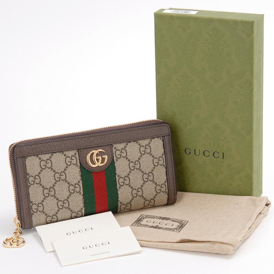 GUCCI グッチ ラウンドファスナー長財布 レディース ベージュ GUCCI グッチ ラウンドファスナー長財布 レディース ベージュ