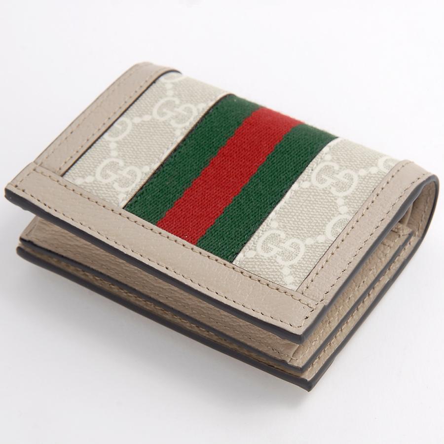 GUCCI グッチ 二つ折り財布 ベージュ 523155 UULAG 9682 オフィディア GG カードケース｜s-select｜02