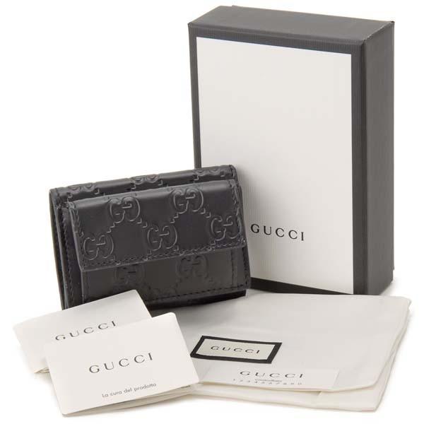 GUCCI グッチ 三つ折り財布 レディース ブラック 547070 CWC1R 1000  