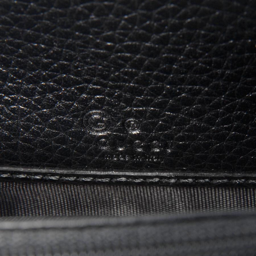 GUCCI（グッチ） アウトレット 二つ折り財布 レディース ブラック