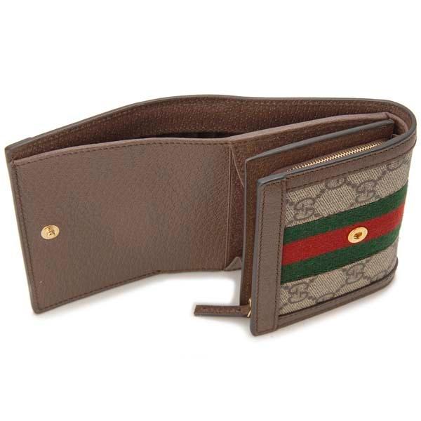 GUCCI（グッチ） 二つ折り財布 レディース GGスプリーム キャンバス