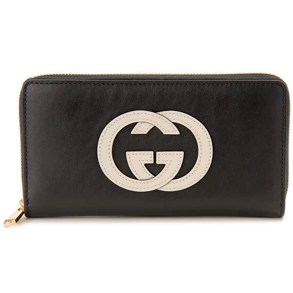 GUCCI（グッチ） ラウンドファスナー長財布 メンズ ブラック 658839