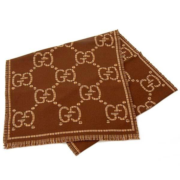 GUCCI（グッチ） マフラー 660025 4G386 2579 GG ジャガード ウール