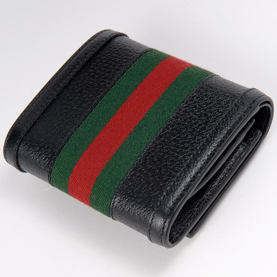 GUCCI グッチ アウトレット 二つ折り財布 レディース ブラック GUCCI グッチ アウトレット 二つ折り財布 レディース ブラック