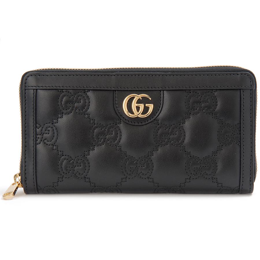 正規　店舗購入品　グッチ　GUCCI 長財布　黒　レディース GUCCI グッチ 財布 レディース 長財布 ロゴ ジップアラウンド