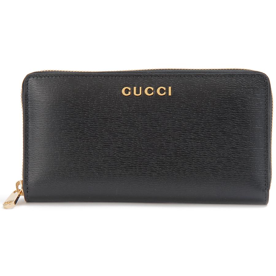 GUCCI グッチ 長財布 ブラック 772642 0OP0N 1000 スクリプト ジップ  